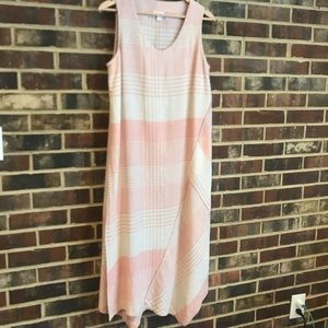 J Jill faux wrap linen maxi